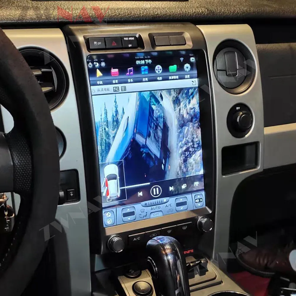 1" Android 8,1 32+ 4G Tesla с DSP Carplay Автомобильный мультимедийный плеер стерео для Ford F150 2009- радио gps навигация