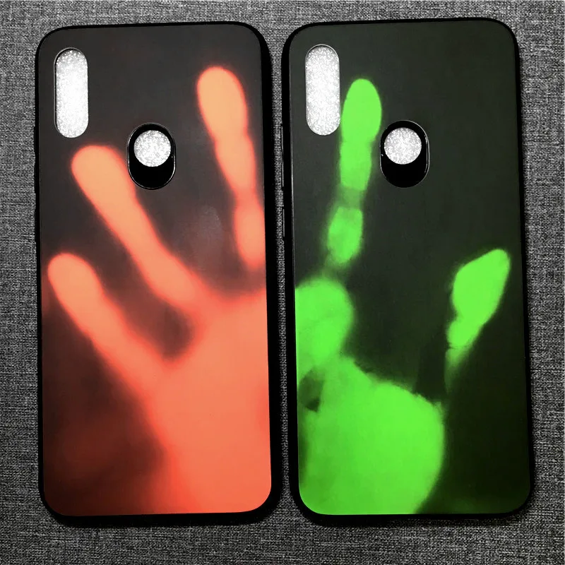 Cong плата самая последняя Термальность Сенсор чехол для телефона для Xiaomi 9 9se 8 6 Модная термическая силиконовая чехол для телефона для Redmi note7 7 note5 6