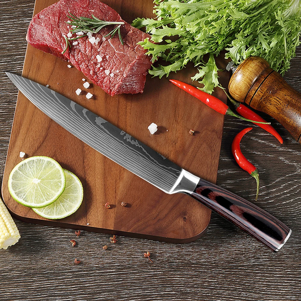 八号纹情景图切肉