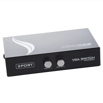

2 Port VGA Svga Monitor Sharing 2 to 1 Selector Switch Box for LCD Pc Tv Monitor