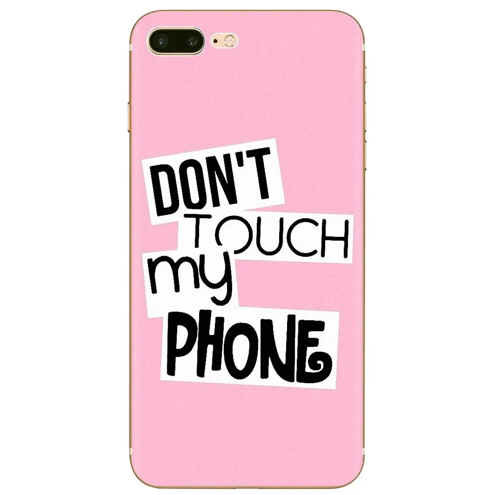 Вдохновляющий силиконовый чехол для телефона DON T TOUCH MY Phone Xiaomi Mi3 Mi4 Mi4i Mi4C Redmi Note 2 3 3S