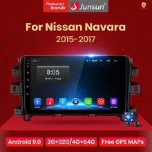 Junsun V1 Android 9,0 2G+ 32G DSP автомобильный Радио Мультимедиа Видео плеер для Nissan Navara NP300- gps 2din Авторадио