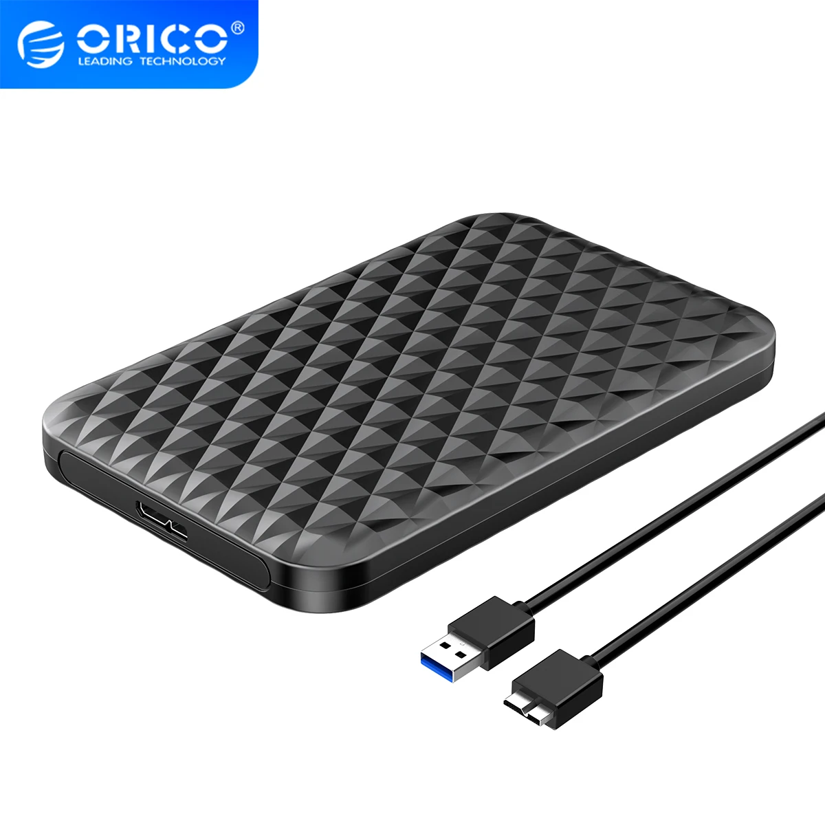 ORICO 2.5 Inch HDD Case SATA 3.0 to USB 3.0 5 Gbps 4TB HDD SSD Enclosure Support UASP HD External Hard Disk Box Black/White