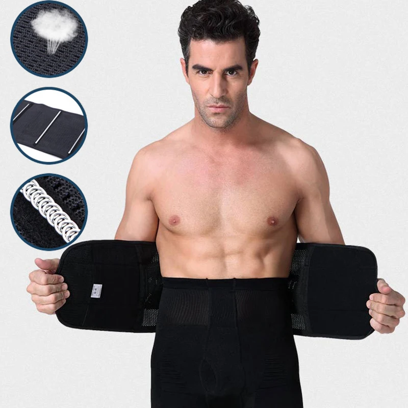 Adjustable Back Waist Support Belt Self Heating Magnetic Therapy Lumbar Brace Massage Band Pain Relief Health Care | Спорт и