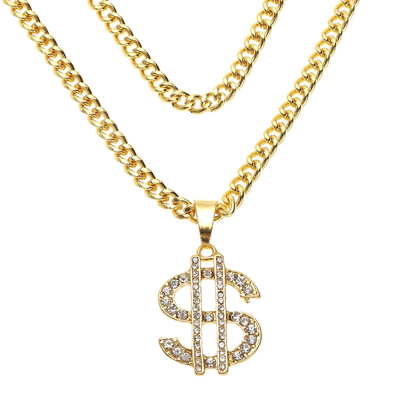 Long Chain Necklace Men Women Hip Hop 