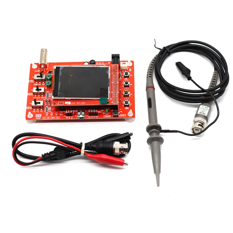 DIY Digital Oscilloscope Kit 2.4Inch Tft DSO Yarboly138 With P6100