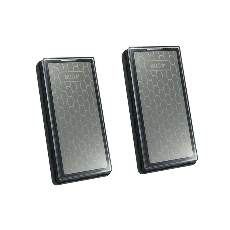 Whetstone World Knife Sharpening Stone, Double-Sided Diamond Sharpening Stone Sharpener- Fine/Coarse with Anti-Slip Base(600/1