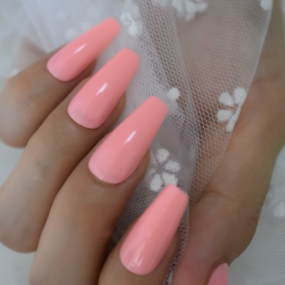 24pcs Kit Uv Coffin Fake Nails Artificial False Tips Wear Aliexpress 24pcs Kit Uv Coffin Fake Nails Artificial False Tips Wear Aliexpress