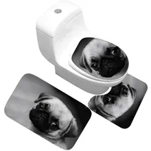 CAMMITEVER 3 шт. напольный коврик ванной на нескользящей подошве стойка для тряпок+ крышка унитаз+ набор ковриков для ванной абсорбент Ванная комната ковры