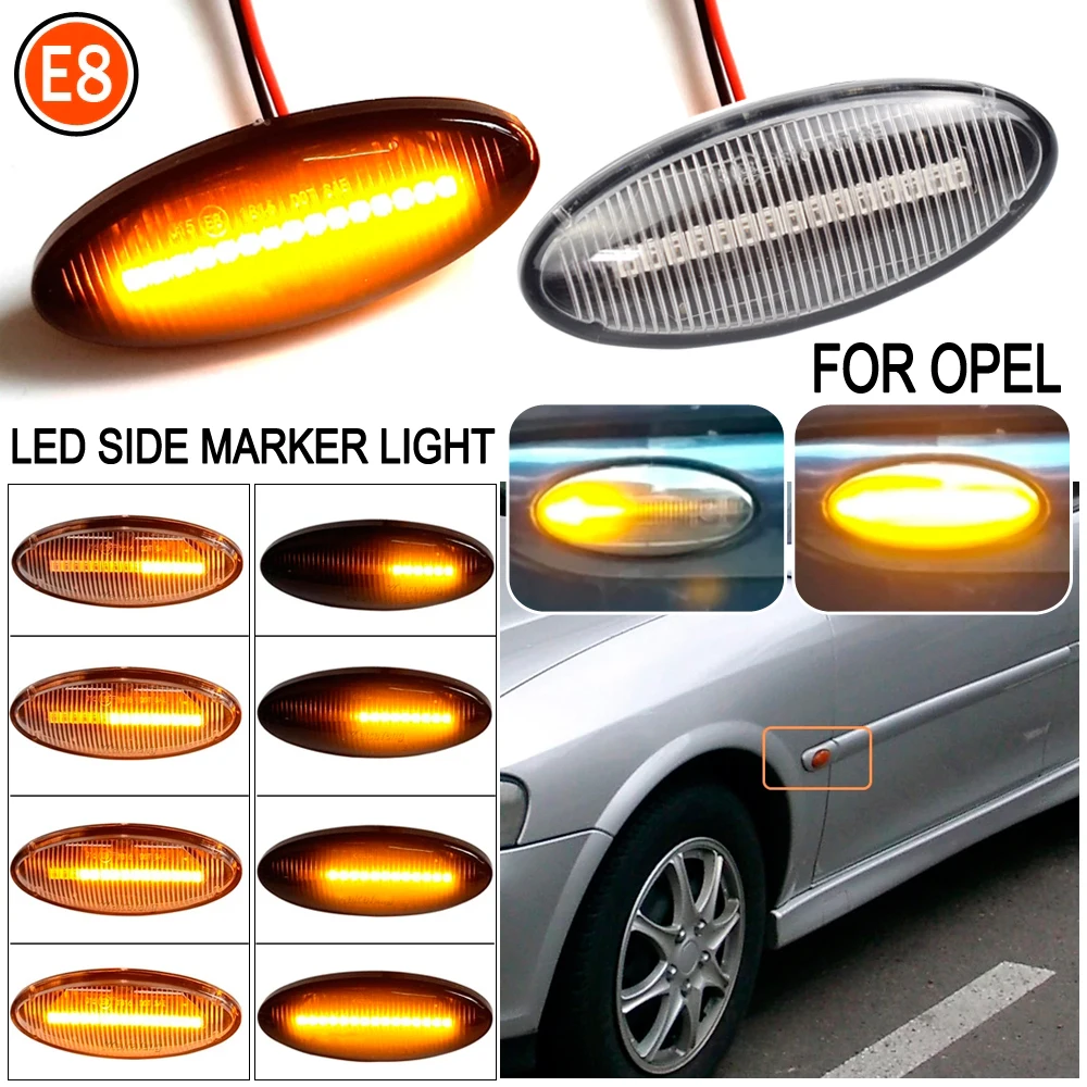 LED ���̳��� ���̵� ��Ŀ ���� ���õ�, �����̴� ǥ�ñ�, Opel, Vauxhall Vectra B MK1 1995 1996 1997 1998 1999 2000-2003
