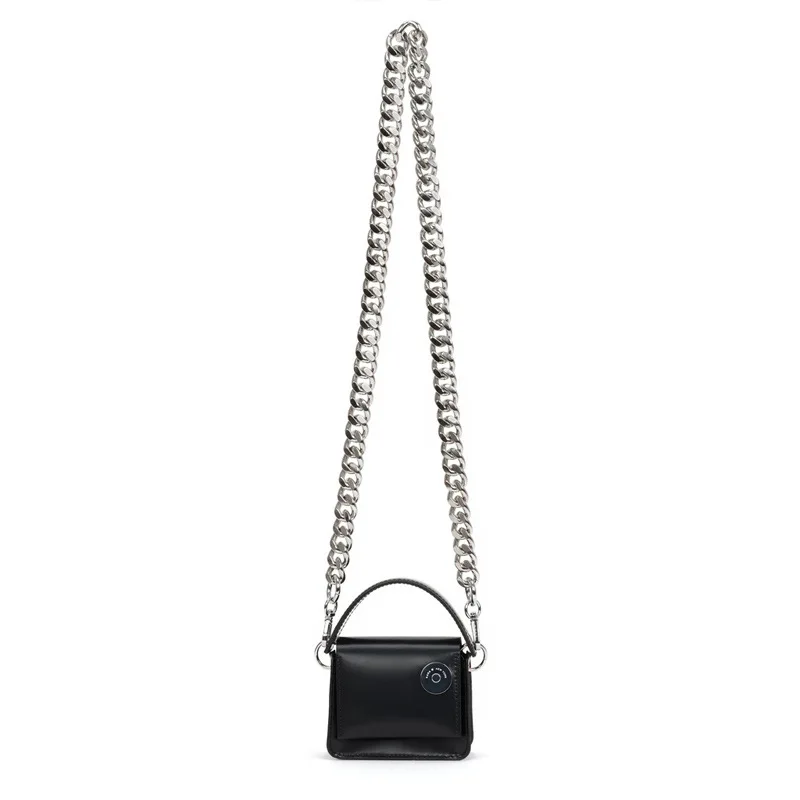 

Women's 2020 New Zigzag Patent Leather Crossbody Microfiber Synthetic Leather Polyester Single Shoulder Bag with Chain Fashion