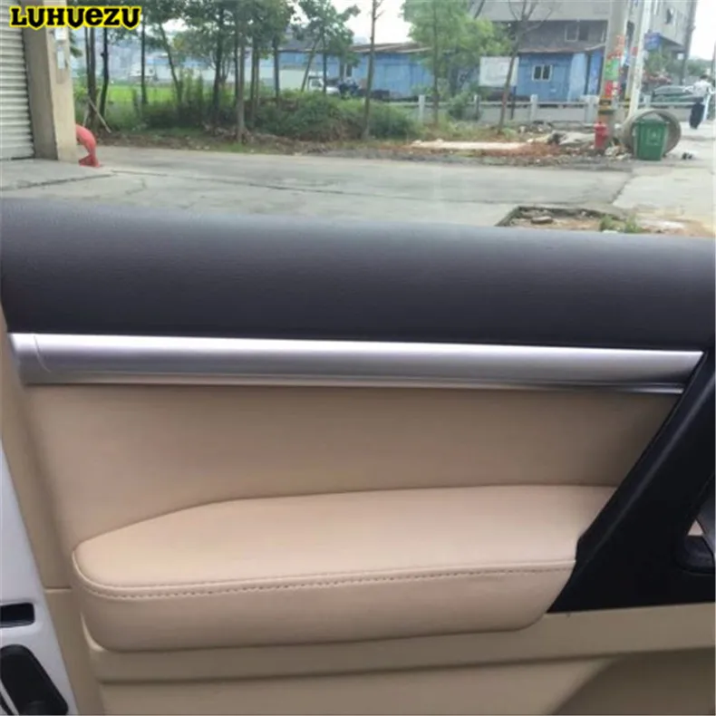 Luhuezu ABS живопись интерьерная дверь Молдинг Стайлинг крышка для Toyota Land Cruiser V8 200 LC200