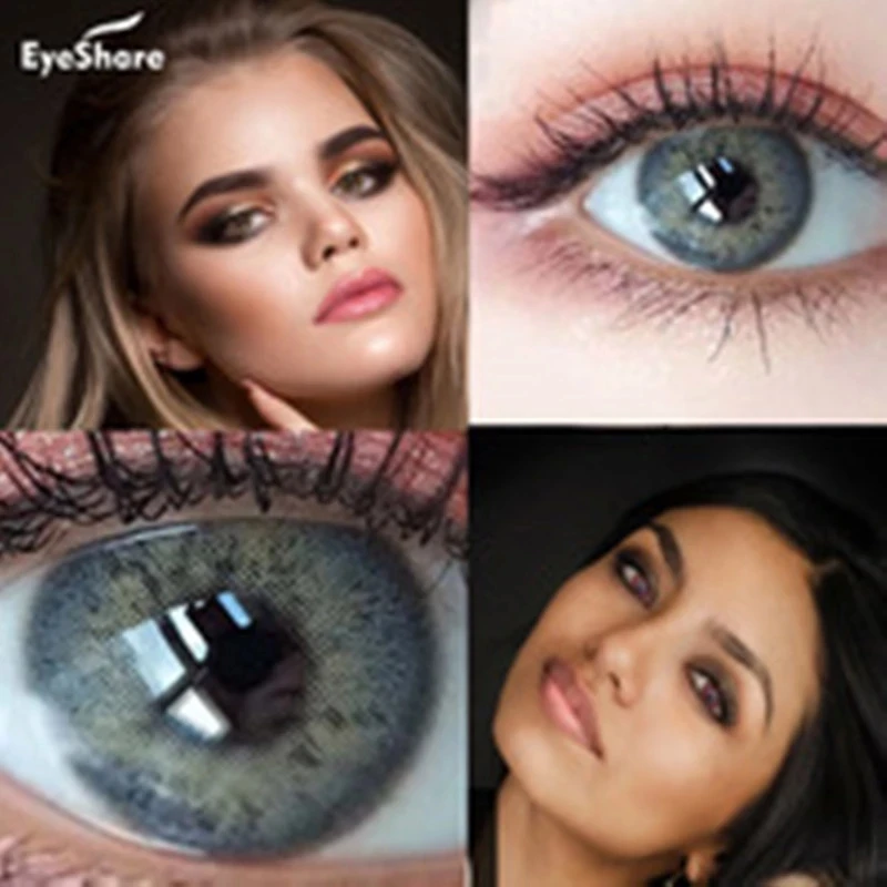 EYESHARE 2 шт./пара 2020 новое российское изобретение для девочек серии Контактные