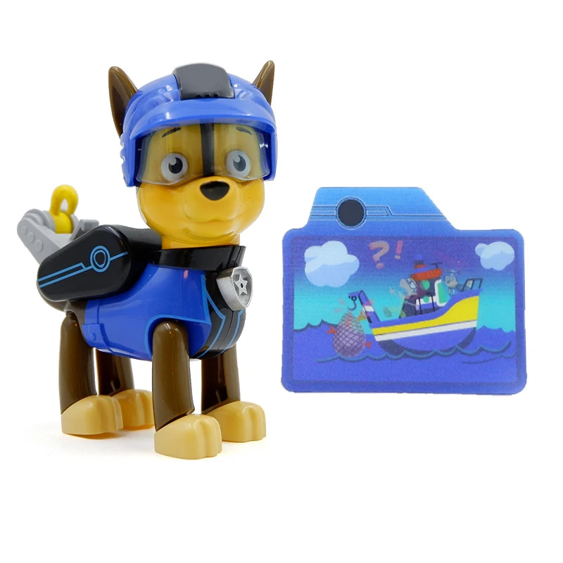 Paw Patrol мультяшная фигурка пластиковая модель Аниме фигурки пластиковые фигурки psi patrol Щенячий игрушки для детей - Цвет: L no box