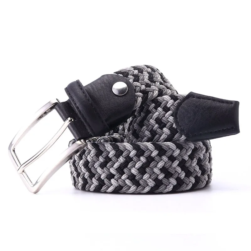 Canvas Belt Stretch Canvas Leather Belts Men Female Casual Knitted Woven Military Tactical Strap Male Elastic Belt Pants Jeans tactical belt canvas belts leather belt tactical belts mens belt waist belt pu leather belt jeans belts