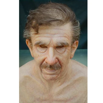 

The Elder Old Man Headgear for Masquerade Halloween Party Realistic Headgear Hat LXY9