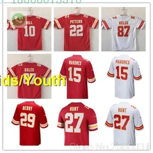 А+++ качество для детей и подростков 10 Tyreek Хилл 22 Tyreek Хилл 87 Трэвиса келсе 15 Патрик мэдомс Джерси Канзас-Сити