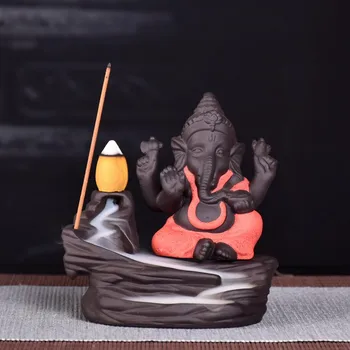 

Backflow Incense Burner Censer Waterfall Stand For Incense Sticks Holder Censers Mountain River Handicraft Incense Holder ZZY036