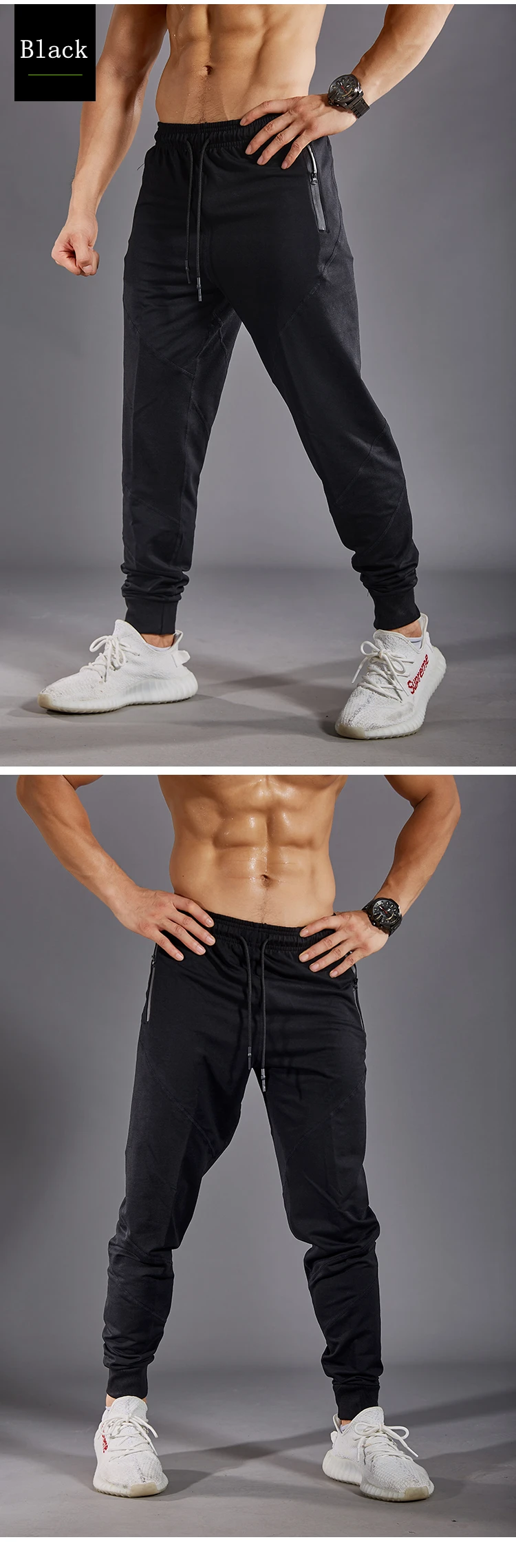 Мужские брюки для бодибилдинга, дышащие длинные штаны для бега, баскетбольные тренировочные брюки, эластичные колготки, для тренажерного зала, фитнеса, тренировок, мужские брюки для бега