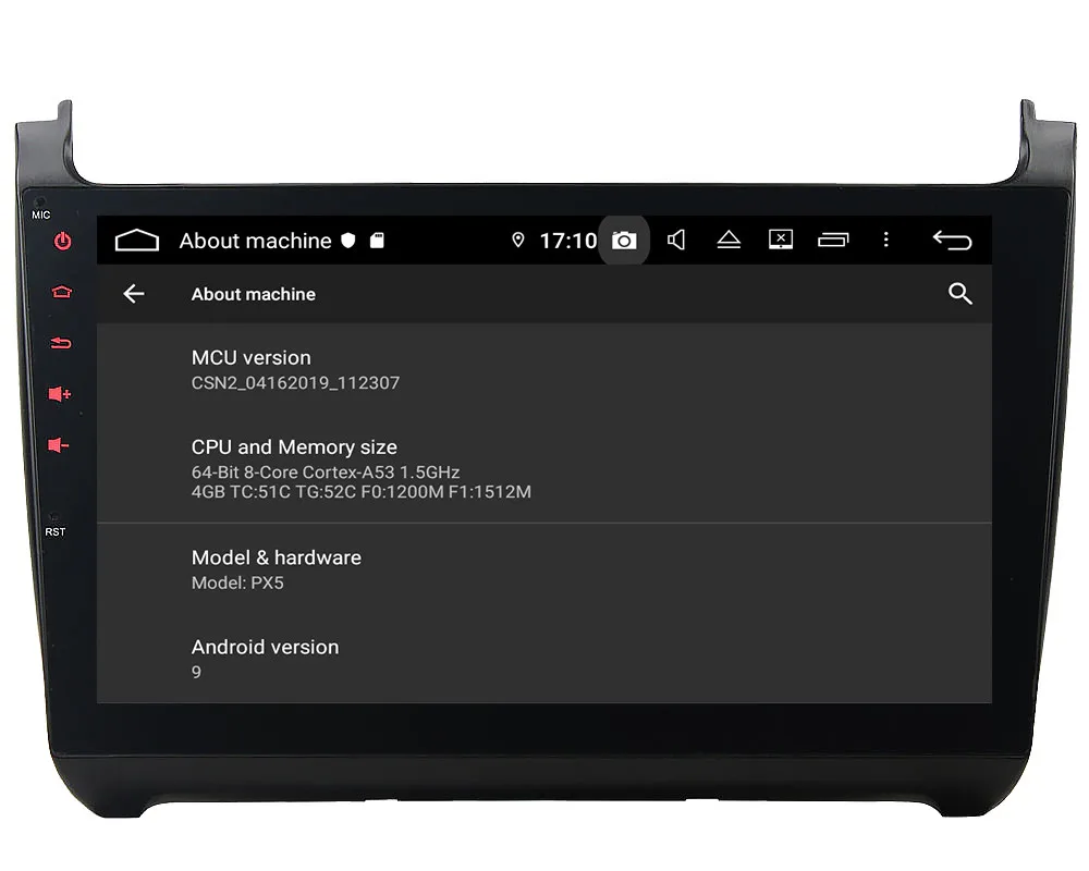 Klyde 10," ips 4G Android 9,0 Восьмиядерный 4 Гб ОЗУ 64 Гб ПЗУ DSP BT автомобильный DVD мультимедийный плеер стерео для Volkswagen Polo 2008