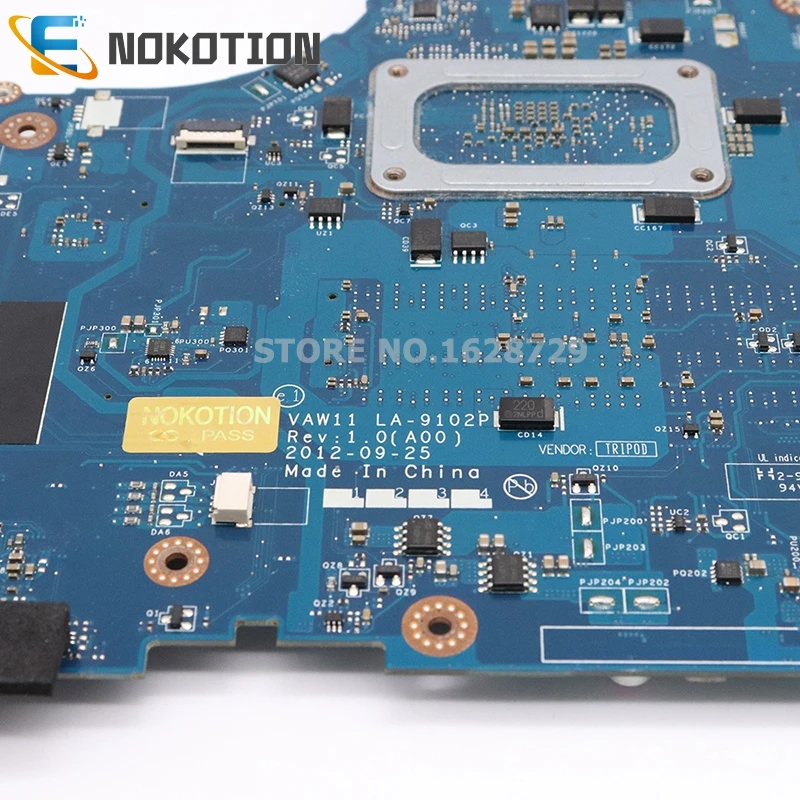 NOKOTION материнская плата для ноутбука Dell Inspiron 5543 5443 5548 5448 Материнская плата ноутбука LA-B016P CN-0671D8 0671D8 671D8 с I7-5500U Процессор M260 2G gpu