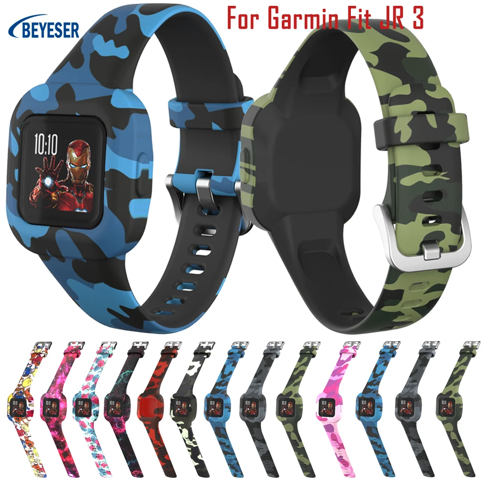 Cinturino in Silicone cinturino per Garmin Vivofit JR 3 braccialetto di ricambio per cinturino Smart Watch per Garmin Fit JR 3 cintura regolabile