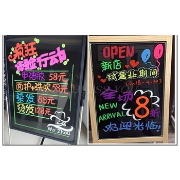 

8 Colors Highlighter Fluorescent Liquid Chalk Marker Neon Pen For LED Writing Board Blackboard Glass Painting Graffiti Office
