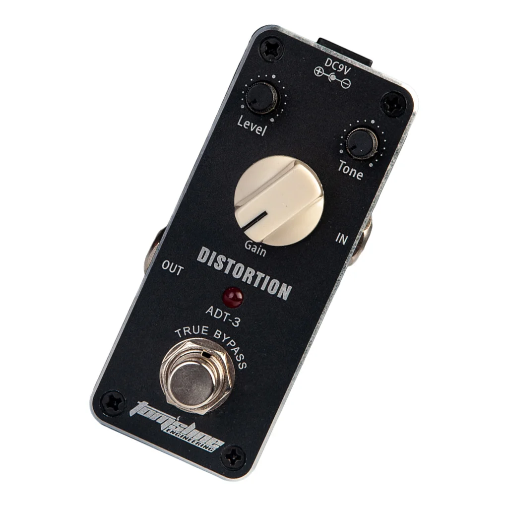 

Distortion Guitar Pedal, Mini Effect Pedal Processor for Guitar and Bass