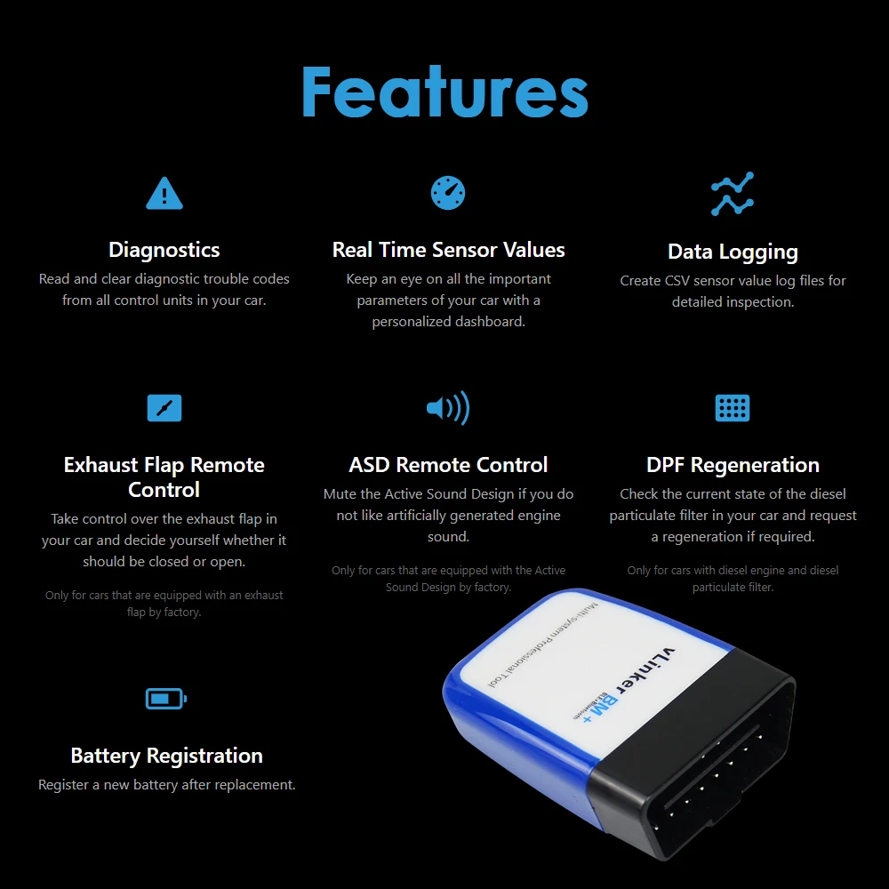 vLinker MC+(BLE+Bluetooth) 蓝色 (22)