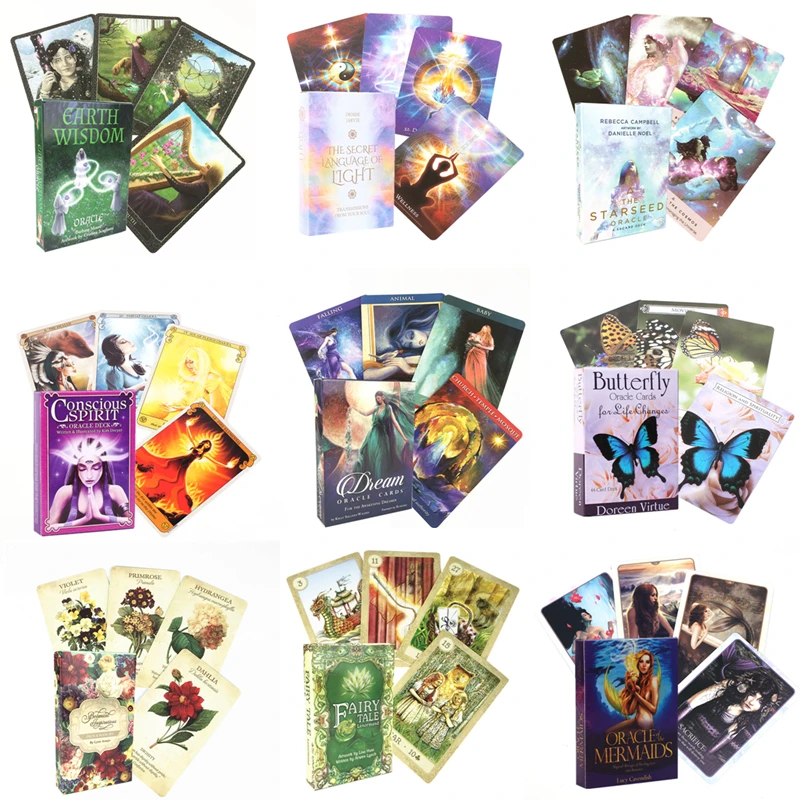 The Starseed Tarot Cards English Version Deck Board Games Playing Card Divination Fate Entertainment Table Game | Спорт и