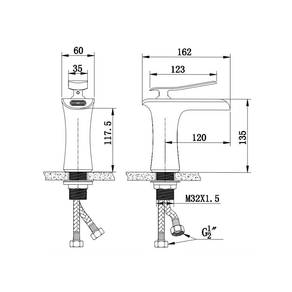 Смеситель для ванной комнаты из античной бронзы с водопадом смеситель черной
