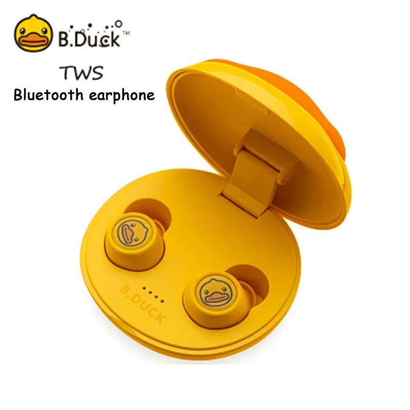 B.Duck беспроводные наушники Сабвуфер мини с одним шумоподавлением Bluetooth TWS