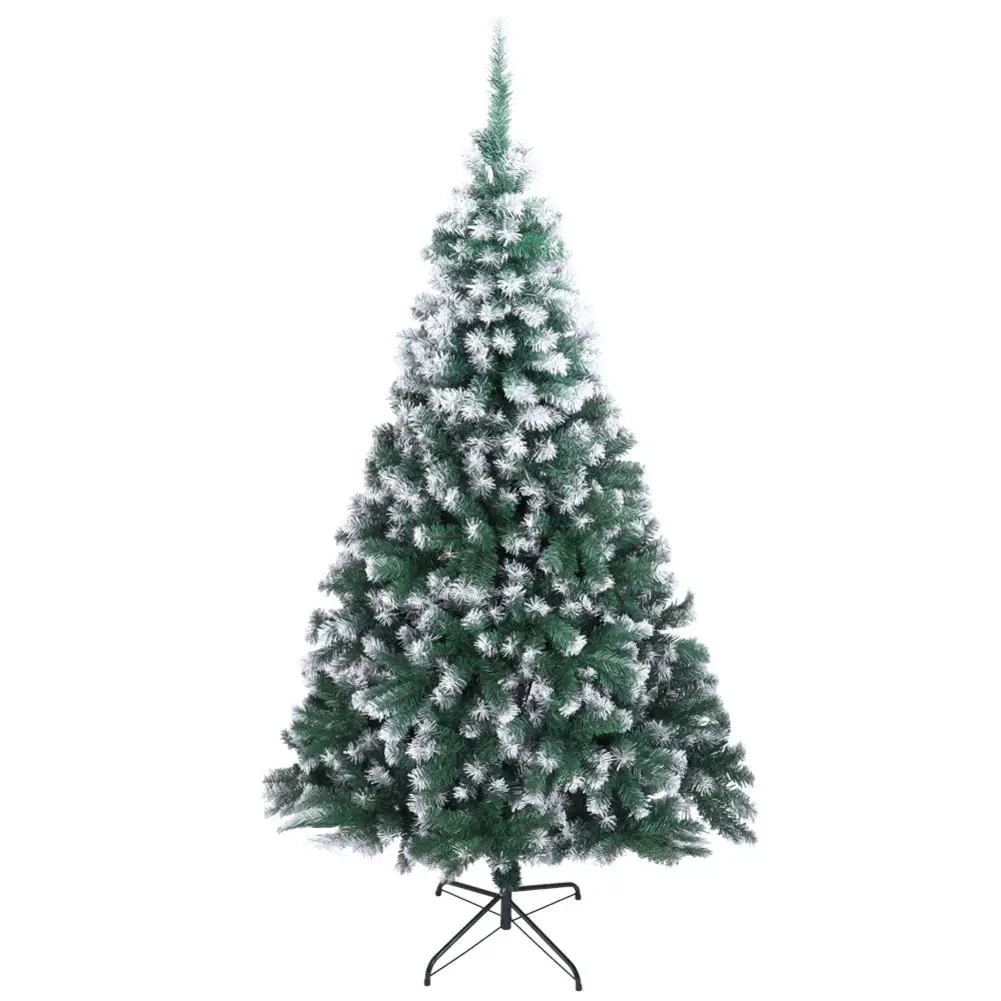 

7FT Spray White PVC Christmas Tree arbol de navidad 870 Branches Tree Christmas Decorations arvore de natal choinka US STOCK