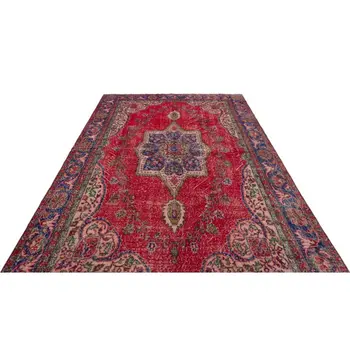 

Handmade Natural Vintage Turkish Area Rug 214x317 Cm-7'0''X10'5''