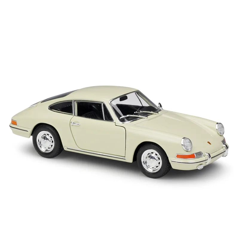 Welly 1:24 1964 911 оригинальная коробка литая под давлением модель автомобиля игрушка модель автомобиля модели автомобиля детская машина оригинальная коробка - Цвет: Белый