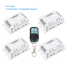  Tuya Zigbee DC12-24V10A switch DIY smart home controller RF remote control used with Alexa, Hub for smart home 