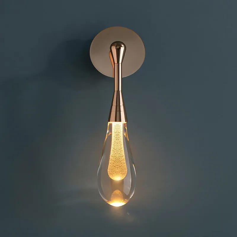 

Bedroom Bedside Crystal Led Wall Lamps Living Room Television Background Wall Lights Simple Modern Creative Study Aisle Wandlamp
