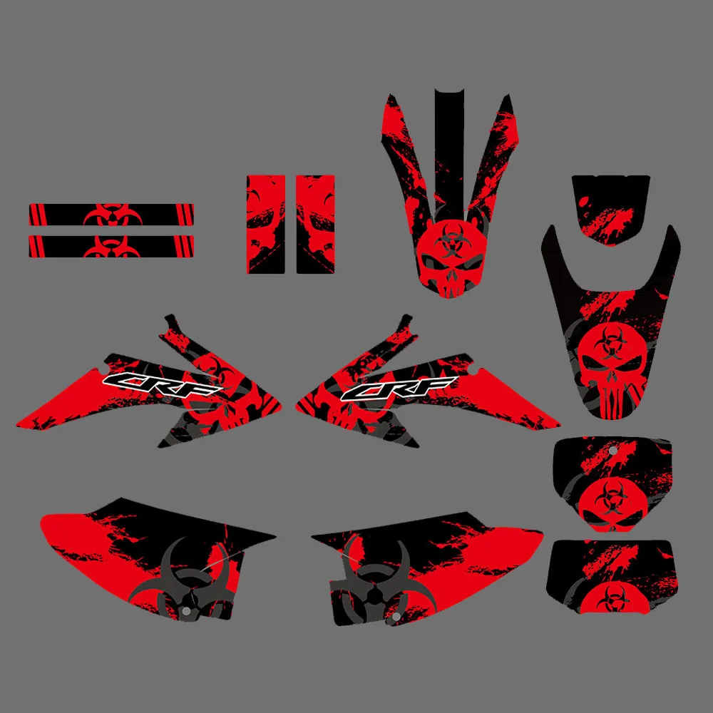 

Motocross Graphics Decals Stickers Deco For Honda CRF150 CRF230 CRF150F CRF230F 2008 2009 2010 2011 2012 2013 2014 Sticker Decal