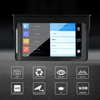 

7 Inch Dash Cam Press Sn Car DVR Camera Dashcam FHD 1080P Driving Recorder for Truck Bus