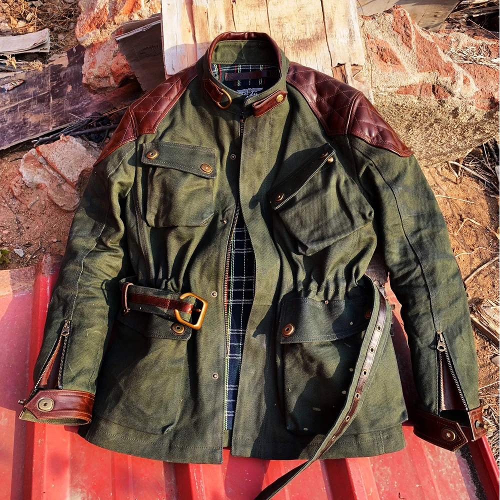 waxed cotton hunting jacket