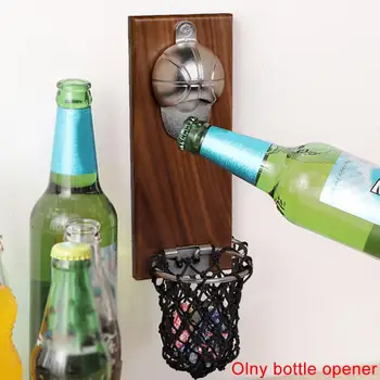 

Refrigerator Magnets Wall Mounted Bottle Opener Basketball Shot Cap Lifter Kitchen Gadget Tools