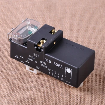 

ABS Front Radiator Coolant Fan Control Switch Relay Module 357919506A 3A0919506 LFVW002 Fit for VW Golf Jetta Passat Corrado