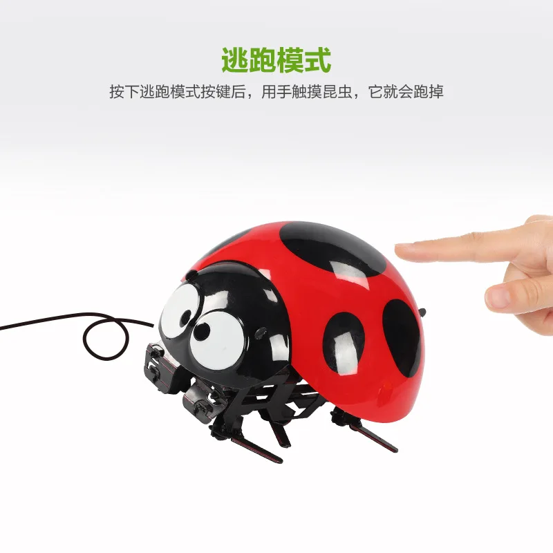 

Remote Control Smart Ladybug Robot Douyin Celebrity Style Remote Control Coccinella Septempunctata Tease Worm Bees INS Online Ce