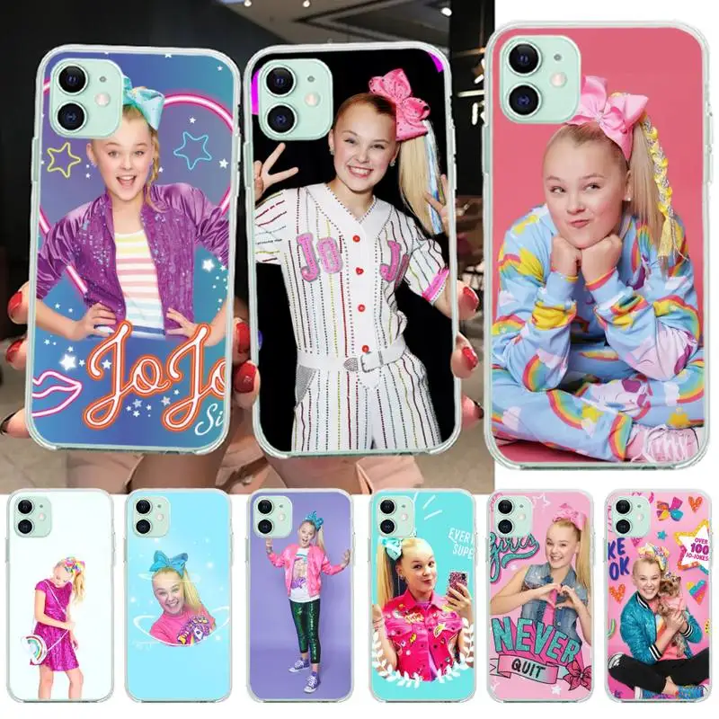 YJZFDYRM Jojo Siwa Coque Shell чехол для телефона iPhone 11 pro XS MAX 8 7 6 6S Plus X 5S SE 2020 XR чехол|Бамперы| |