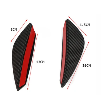 

4Pcs Universal Car Front Bumper Fins Lip Spoiler Canards Splitters Chin Diffuser Car Modification Parts F-Best