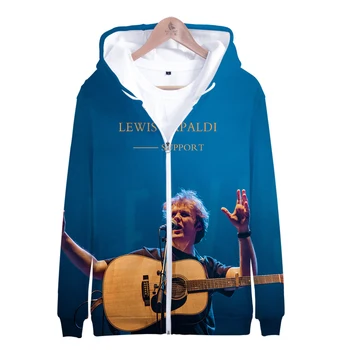 

2020 Lewis Capaldi Zipper Hoodie 3D Cap Hoodies Sweatshirts Men/Women Harajuku Lewis Capaldi Zipper Hooded Casual Coats