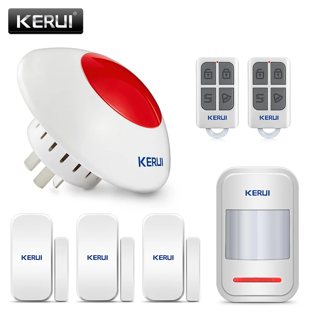 KERUI 433MHz Wireless Metal Remote Controller Lot For Securtity Alarm System Kit 