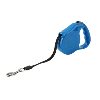 

Nylon & Plastic Soft Handle 3M/5M Long Retractable Dog Pet Lead For Training Leash Extendable Six Colors Avaiable