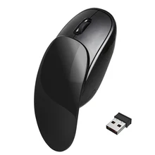 Горячие портативные мини-ползунок беспроводная мышь немой игровой мыши для ПК компьютер ноутбук аксессуары BUS66