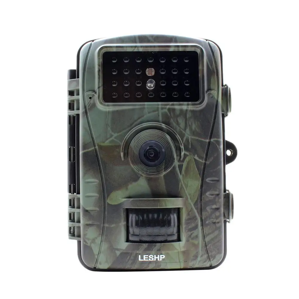 LESHP RD1003 Professional 2.4 Inch TFT 70 Degree Wide Viewing Hunting Camera 720P 940nM Digital Infrared Trail Camera drop ship - Цвет: camouflage